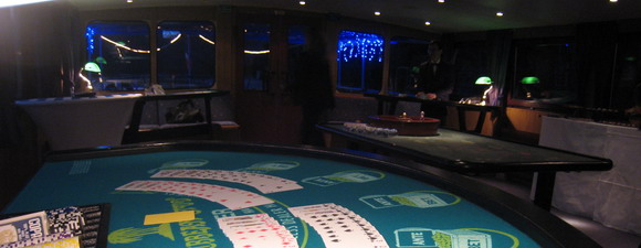 Animation casino à bord du yacht LE SIGNAC