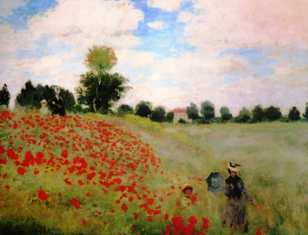 Les coquelicots Claude Monet